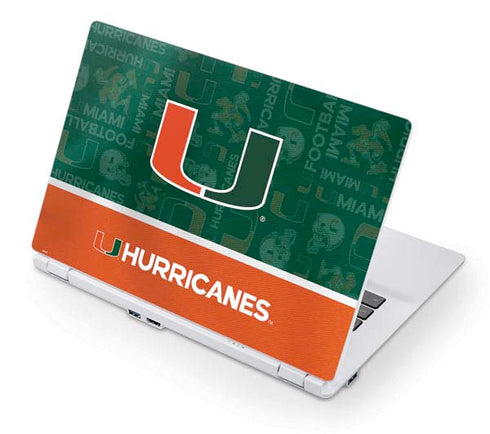 University of Miami U Hurricanes Acer Chromebook Skin